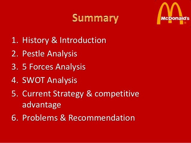 Mc donalds competitive five forces porters five forces starbucks